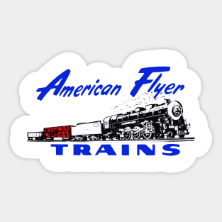 American Flyer. Model Trains. Sticker